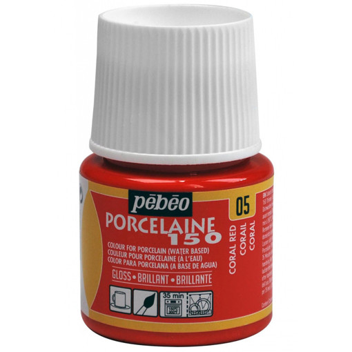 Picture of Porcelaine 150 45ml Coral Red Pebeo