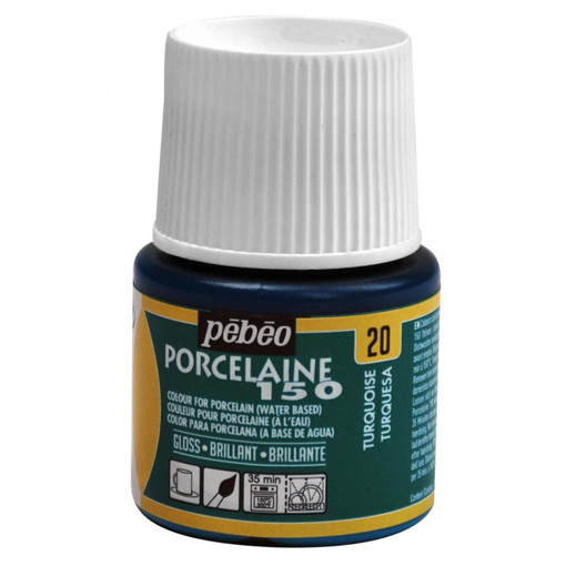 Picture of Porcelaine 150 45ml Turquoise Pebeo
