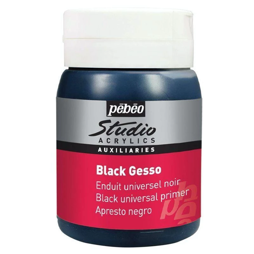 Picture of Gesso Black 500g Acrylic Pebeo