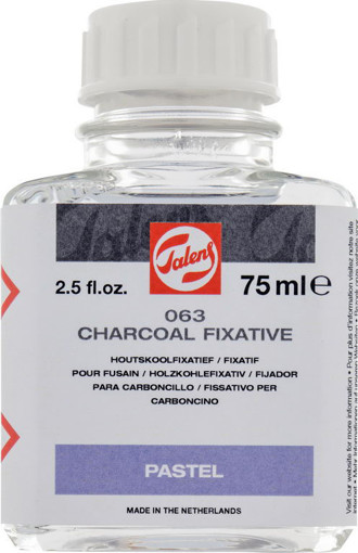 Picture of Pastel Fixative 75ml Charcoal Talens