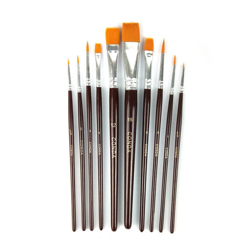 Picture of Brush (Set of 10) Assorted Conda