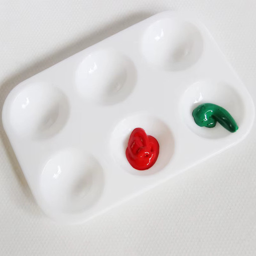 Picture of Palette 19X13cm 6 Holes Plastic Artix