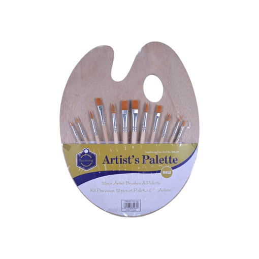 Picture of Palette With Brushes Keep Smiling