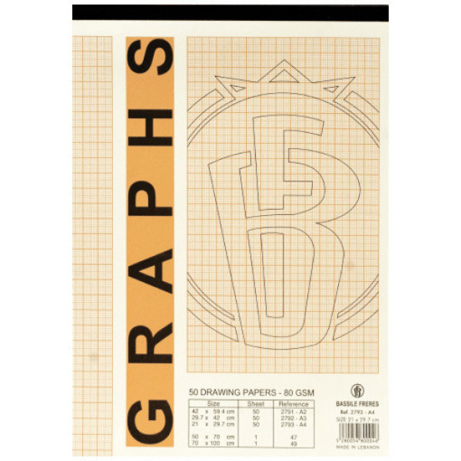 Picture of Graph A3 50 Sheets 80gr Bozart