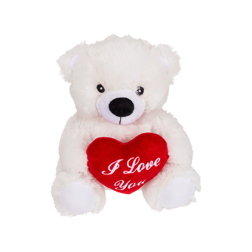 Picture of Plush White Bear Out of the blue, I Love You