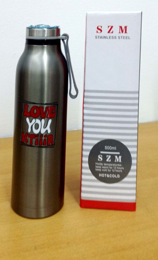 Picture of Mug Double Ss Silver Water Bottle Valentin