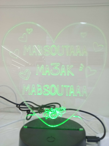 Picture of Plexi Item With Light