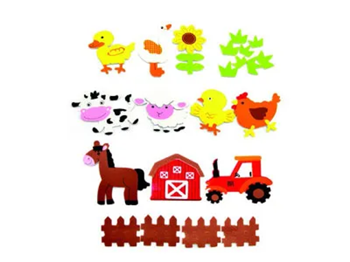 Picture of Foam 29pcs Farm Hand Craft
