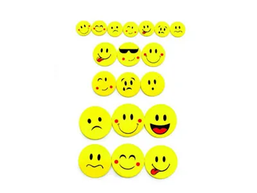 Picture of Foam 60pcs Smiley Hand Craft