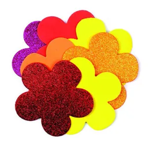 Picture of Gliter Foam Flower Hand Craft