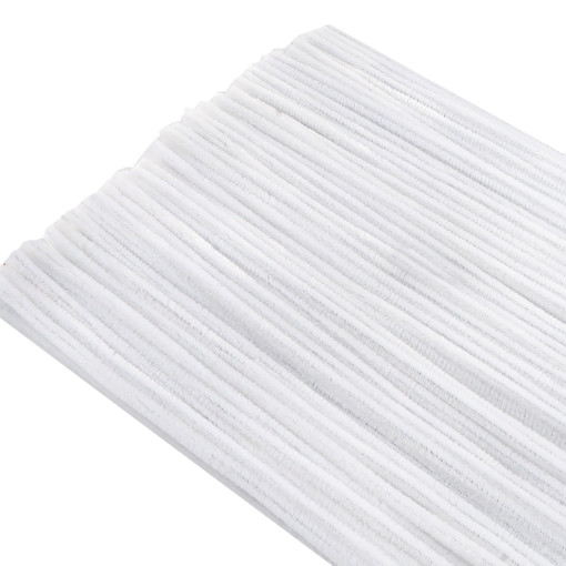 Picture of Chenille Stems 48pcs White 30cm Craft for all