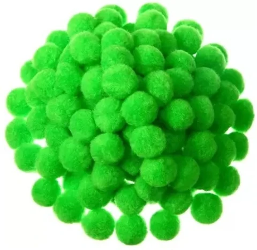 Picture of Pompoms 15Pcs Light Green Craft for all