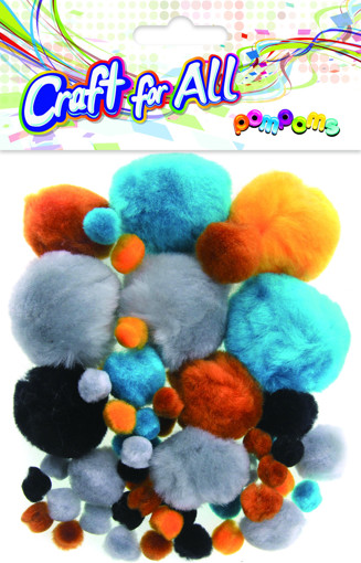 Picture of Pompoms Assorted Colors Craft for all