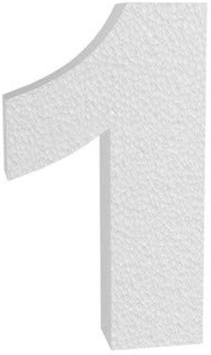 Picture of Styrofoam Number 13cm Hand Craft