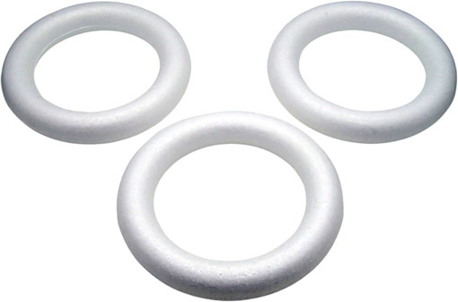 Picture of Styrofoam Ring 3pcs Hand Craft