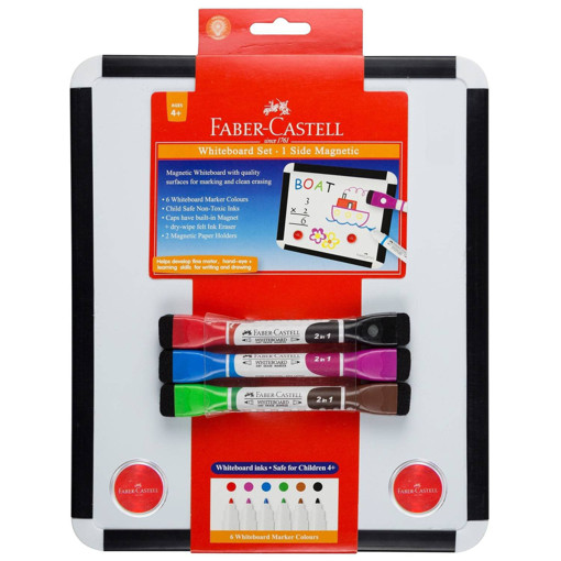 Picture of School WhiteBoard A4 With Marker and Eraser Faber-