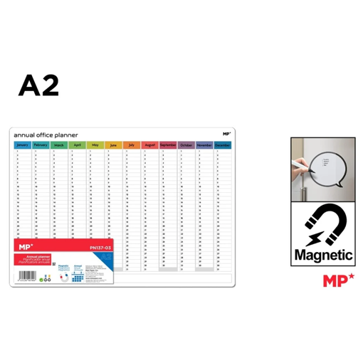 Picture of Whiteboard Planner A2 Magnetic MP