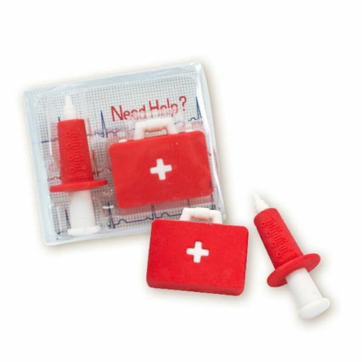 Picture of Eraser Fantasy (Set of 2) Red/White Trendhaus