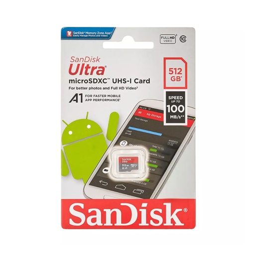 Picture of Card Ultra Sandisk,SDSQUNR-512G-GN3MN