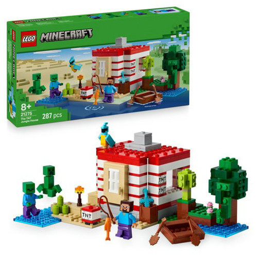 Picture of Lego Minecraft The TNT Jungle House