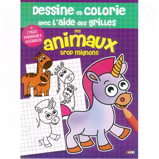 Picture of Dessine Et Colorie Avec L'Aide Des Grilles