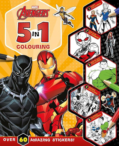 Picture of Marvel Avengers  5 in 1 Colouring Autumn