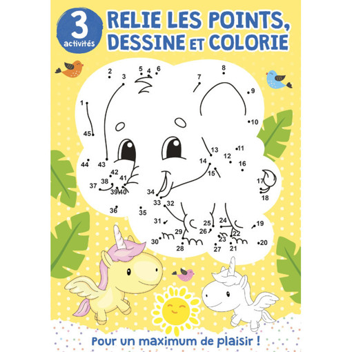 Picture of Relie Les Points Dessine Et Colorie Maxilivres