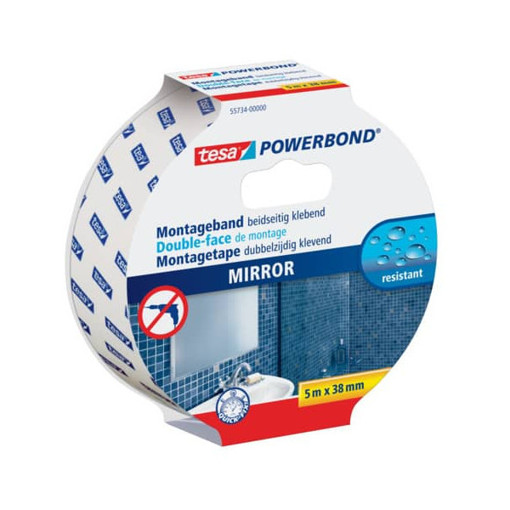 Picture of Tape Double sided 5mx38mm Water Resistant Tesa