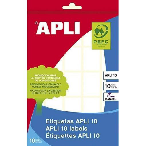 Picture of Office label 19x27mm White 250pcs Apli