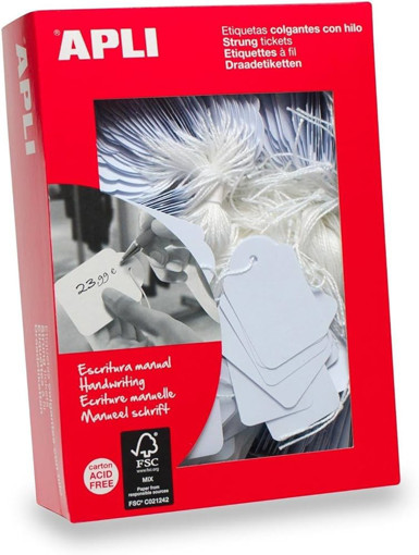 Picture of String Tags 22x35mm Apli