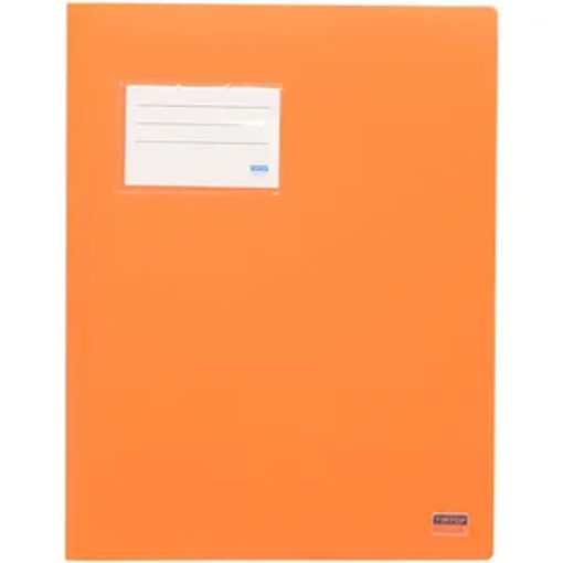 Picture of File plastique avec 2 trou  pastel orange  A4