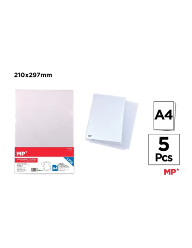 Picture of Transparent sheet L A4 5pcs MP