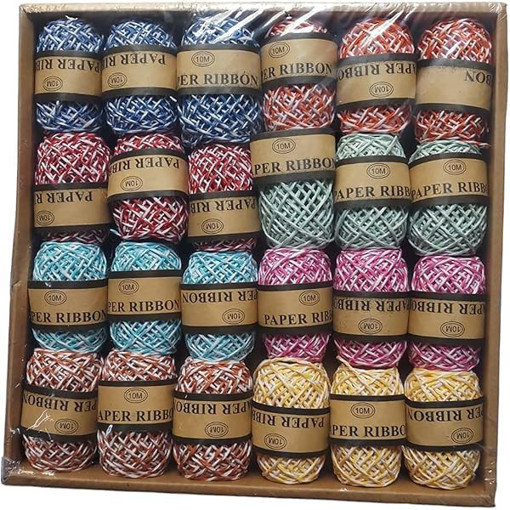 Picture of Ribbon 10m Assorted Cloth Bubu