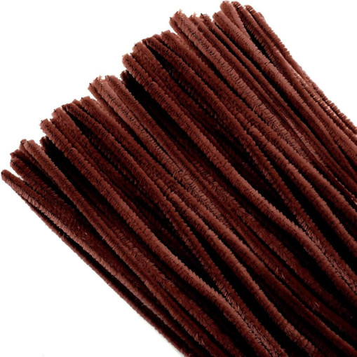 Picture of Chenille Stems 48pcs Brown 30cm Craft for all