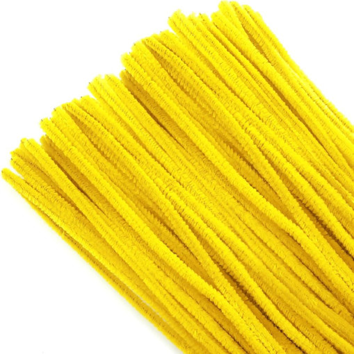 Picture of Chenille Stems 48pcs Yellow 30cm Craft for all