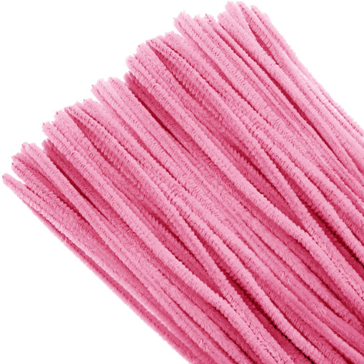 Picture of Chenille Stems 50pcs Pink 30cm Hand Craft
