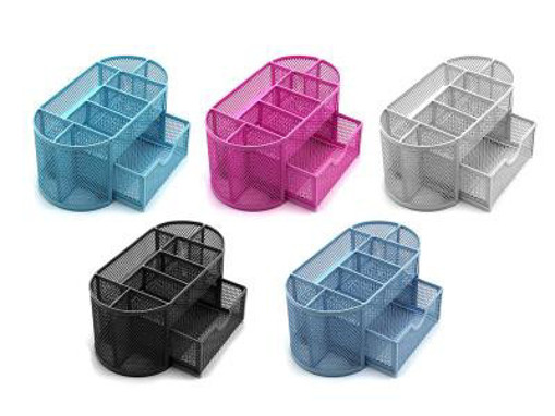 Picture of Pen Holder 10x20cm Colored Metal