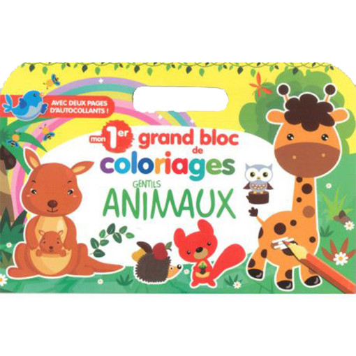 Picture of Mon 1er Grand Bloc De Coloriage Gentils Animaux