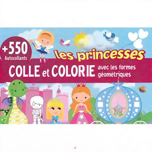 Picture of Les Princesses Colle Et Colorie Avec Les Formes