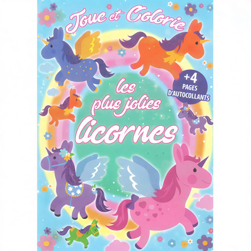 Picture of Joue Et Colorie Les Plus Jolies Licornes