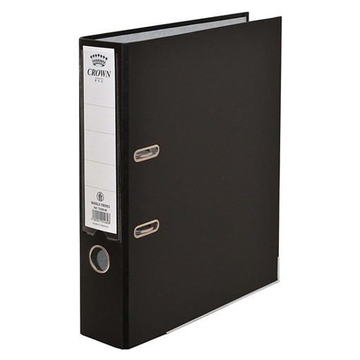 Picture of Binder With Lever A4 8cm Black With Perforater Cro