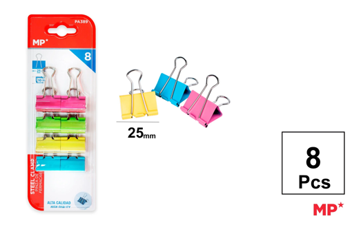 Picture of Paper Clips Multi Colors 25mm MP