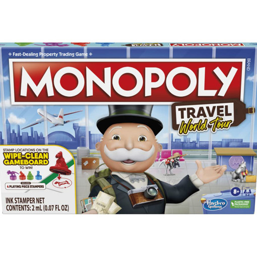 Picture of Foreign Games Age 8+ Hasbro, Monopoly Travel Eng