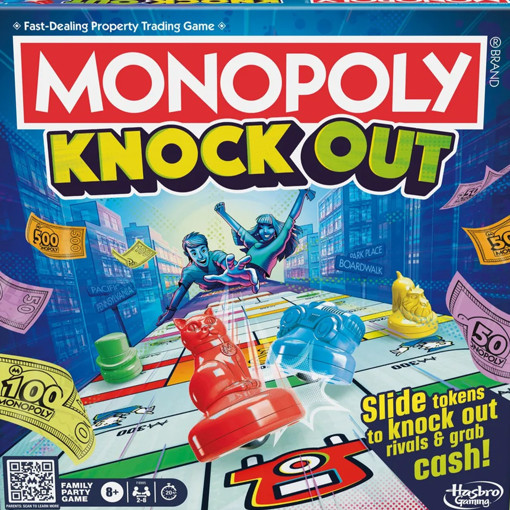 Picture of Foreign Games Age 8+ Hasbro,Monopoly Knock Out