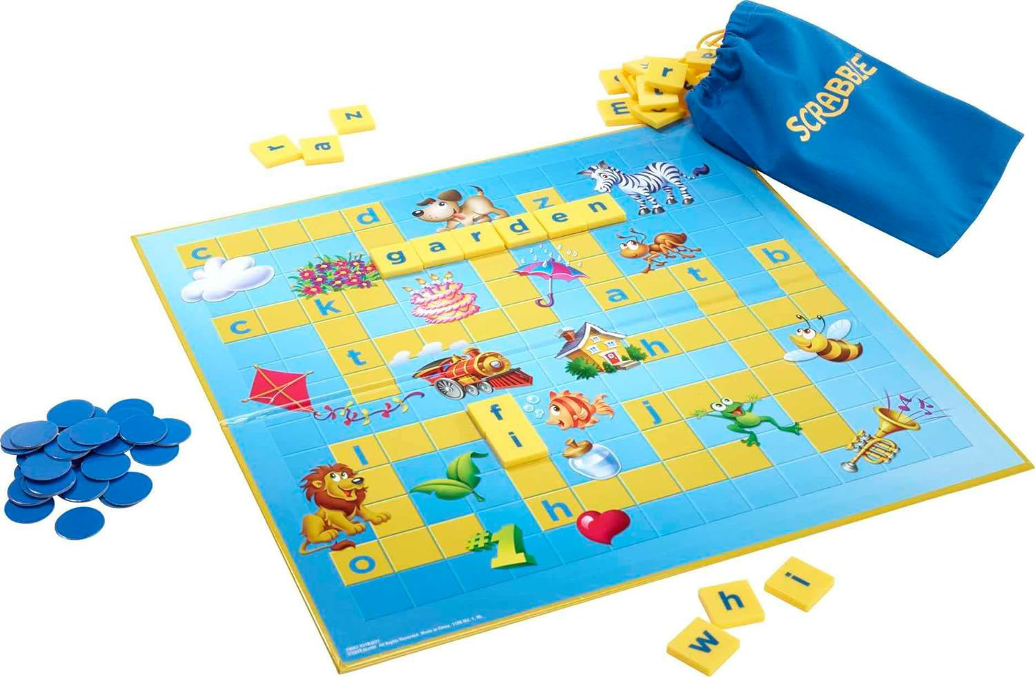 Librairie Memoires. Foreign Games Mattel, Junior Scrable Uk