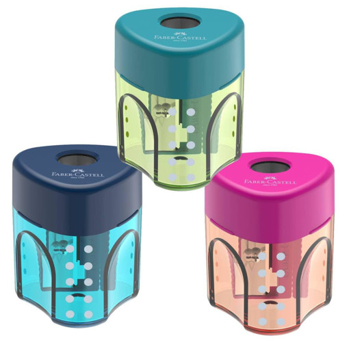 Picture of Sharpener With Barrel Assorted Colors Faber-Castel