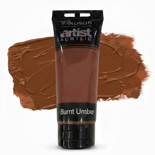 Picture of Acrylic 100ml Burnt Umber Windsor