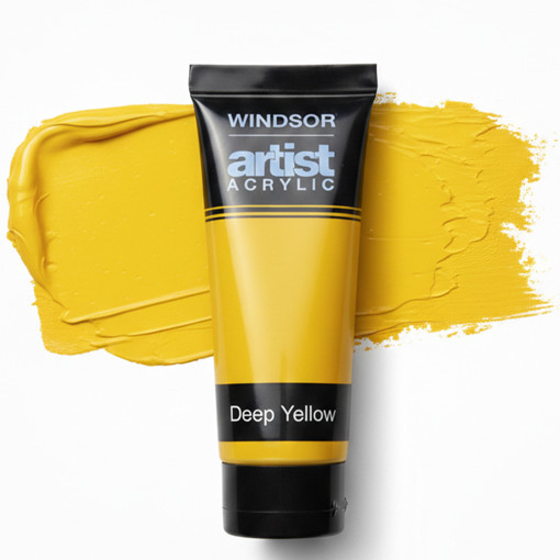 Picture of Acrylic 100ml Deep Yellow Windsor