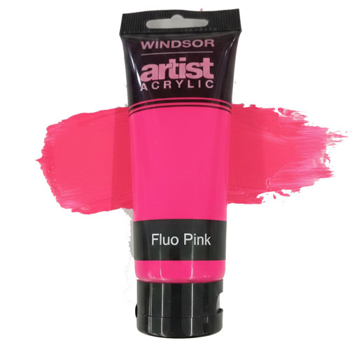 Picture of Acrylic 100ml Fluo Pink Windsor