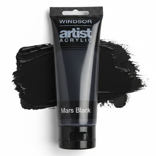 Picture of Acrylic 100ml Mars Black Windsor